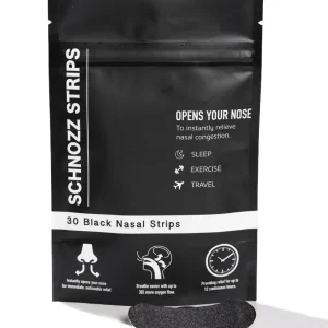 Schnozz Strips 30x Black Nasal Strips