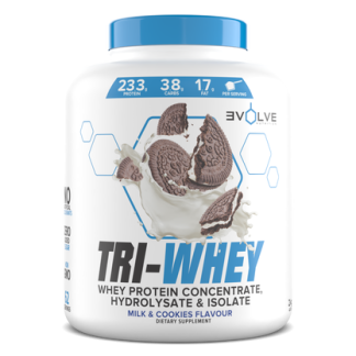 Evolve Tri-Whey Milk and Cookies 909g