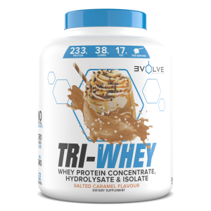 Evolve Tri-Whey Salted Caramel 909g