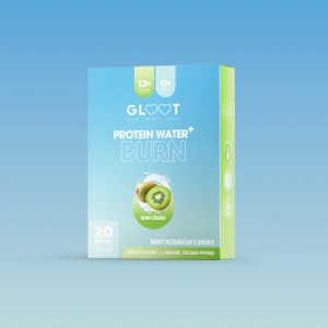 Gloot Protein Water + Burn Kiwi Crush